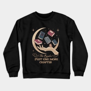 Book  The Reader Just one More chapter mythical Fantasy Tarot Crewneck Sweatshirt